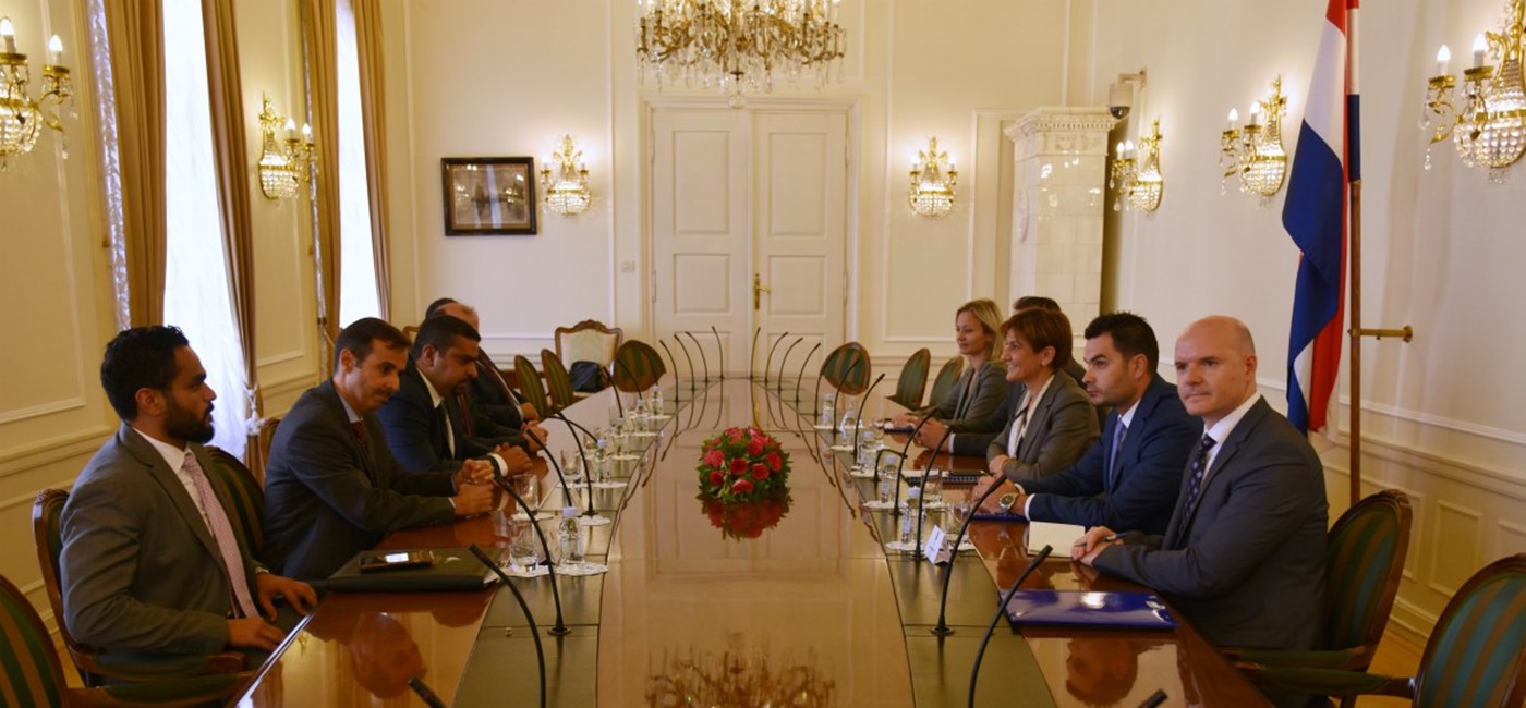 Potpredsjednica Vlade Martina Dalić s članovima Kuvajtsko-hrvatske međuparlamentarne skupine prijateljstva